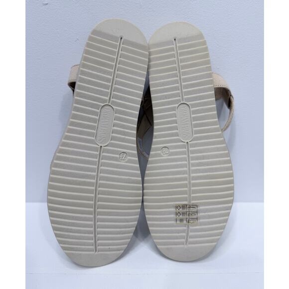 Dream Pairs Women's Nude Comfortable Low Wedge Sandals / Size-7.5 - Picture 5 of 8